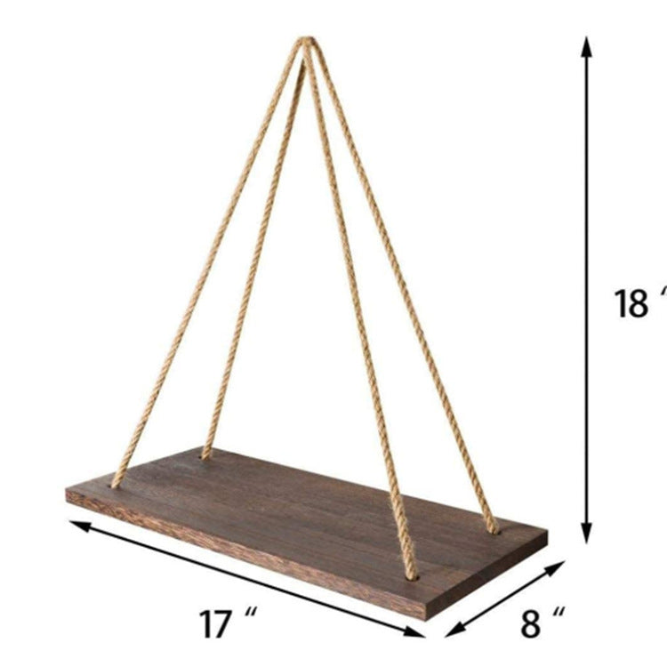 Floating Wooden Shelves for Plants, Photos & Memories