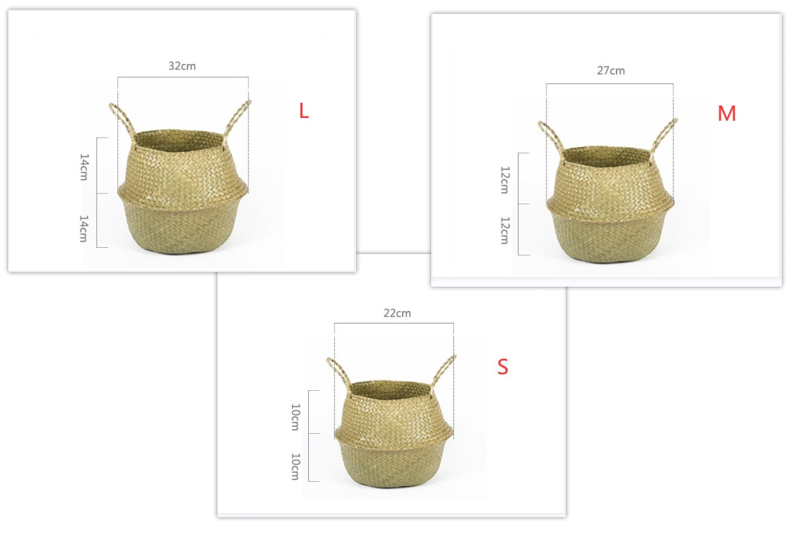 Natural Fiber Storage Basket — Organize with Warmth