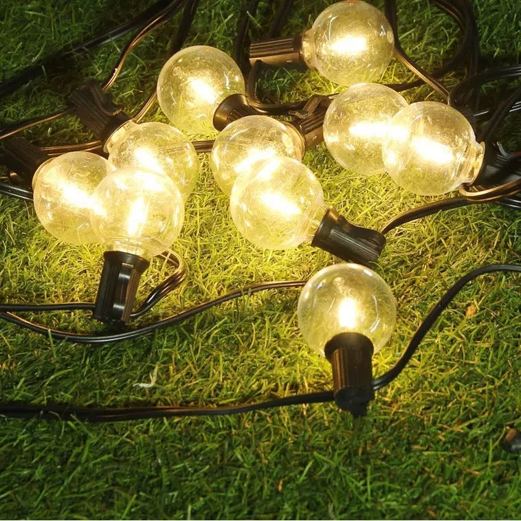 Waterproof Courtyard Light Chain — Warm Glow for Outdoors