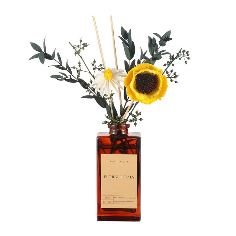 Vintage Reed Diffuser — Natural Fragrance with Floral Beauty