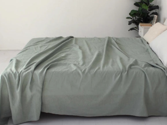 Cozy Linen Bed Sheets — Natural Warmth for Your Home