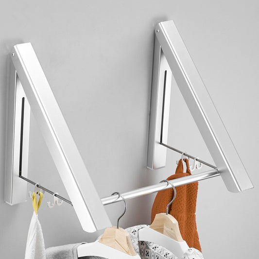 Punch-Free Folding Rack — Dry More, Save Space