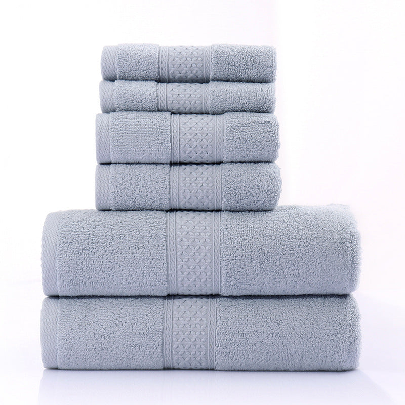 Cotton Bath Towel Set — Gentle Warmth for Daily Indulgence