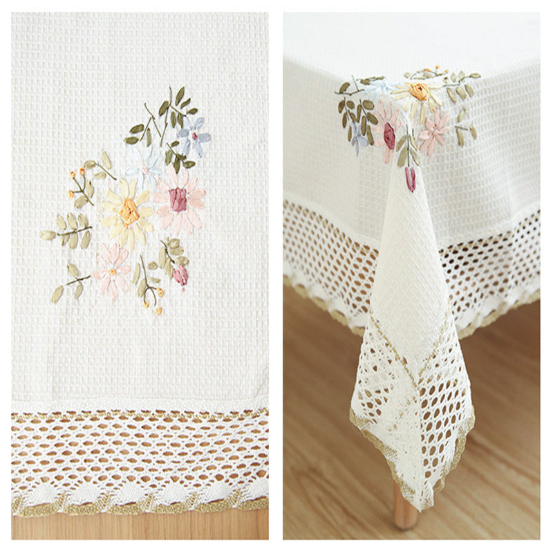 Elegant Fabric Tablecloth — Bring Warmth to Your Home
