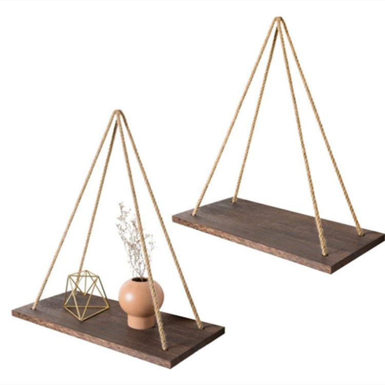 Floating Wooden Shelves for Plants, Photos & Memories