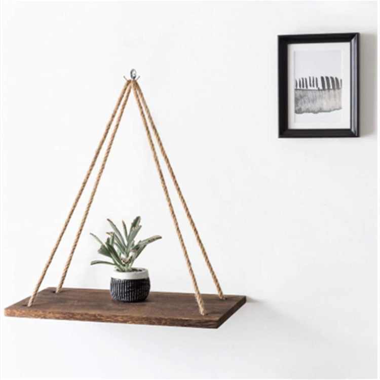 Floating Wooden Shelves for Plants, Photos & Memories