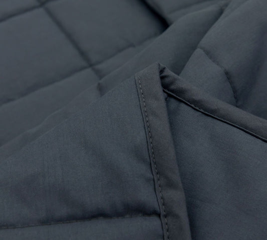 Weighted Cotton Quilt — Relax, Unwind, Sleep Deeper