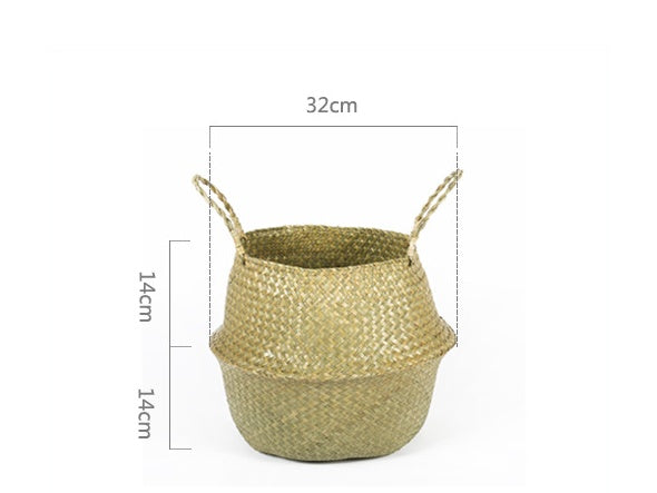 Natural Fiber Storage Basket — Organize with Warmth