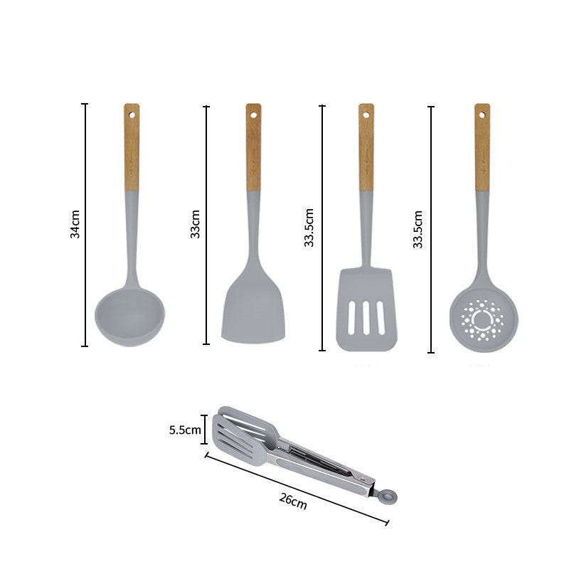 Heat-Resistant Silicone Utensil Set — Cook with Comfort