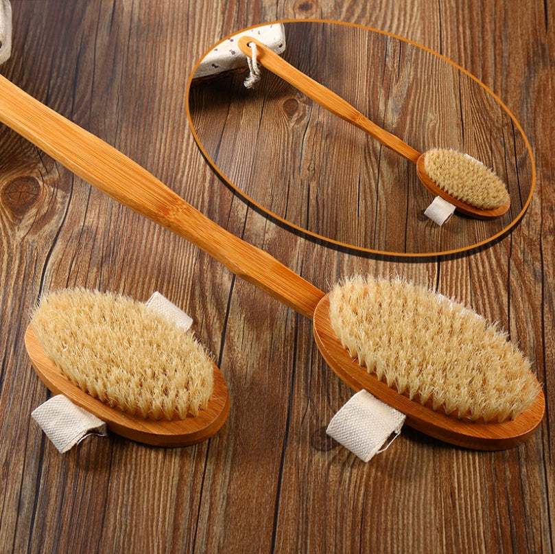 Eco Bamboo Bath Brush — Smooth Skin, Relaxing Routine