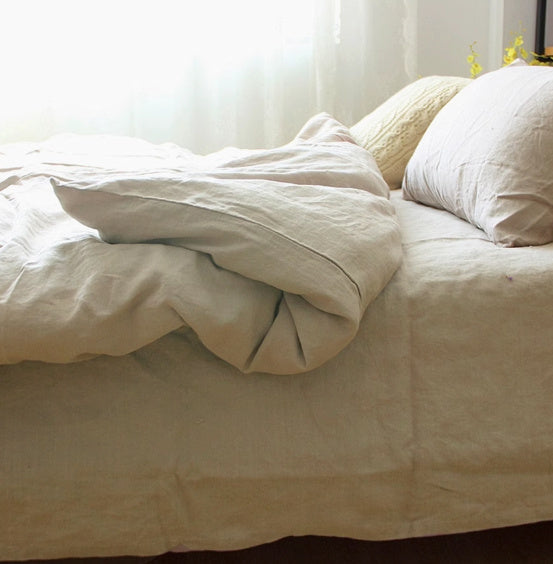 Cozy Linen Bed Sheets — Natural Warmth for Your Home