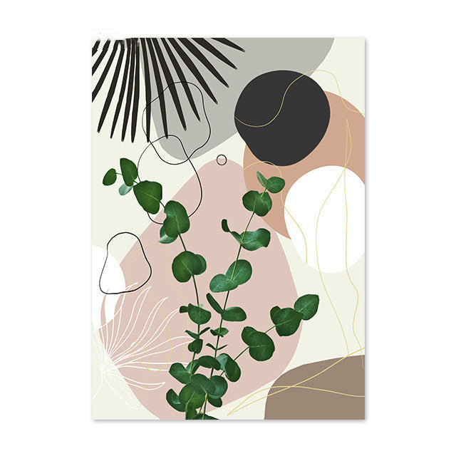 Modern Greenery Canvas Prints — Nature’s Calm Indoors