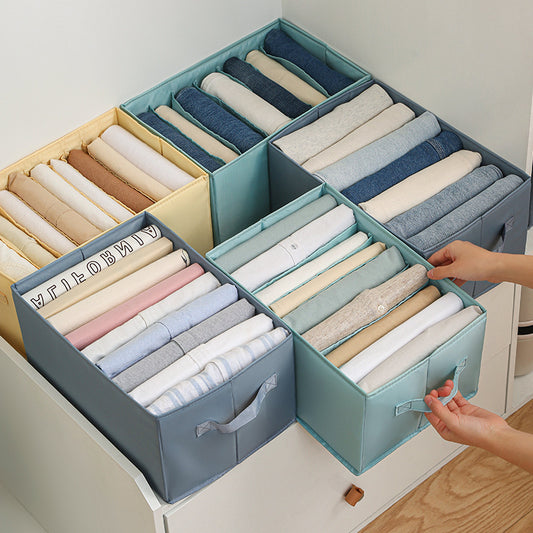 Foldable Clothes Organizer — Keep Drawers Clean and Tidy
