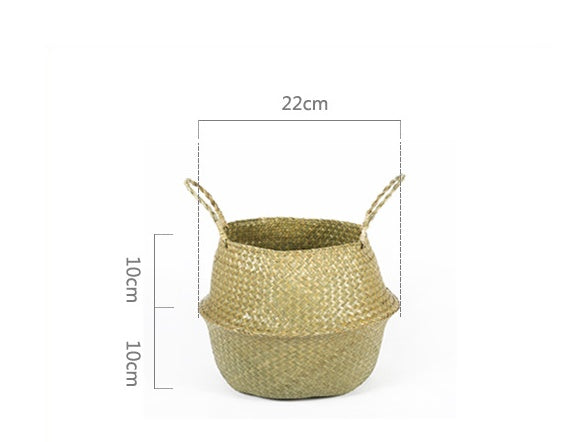 Natural Fiber Storage Basket — Organize with Warmth