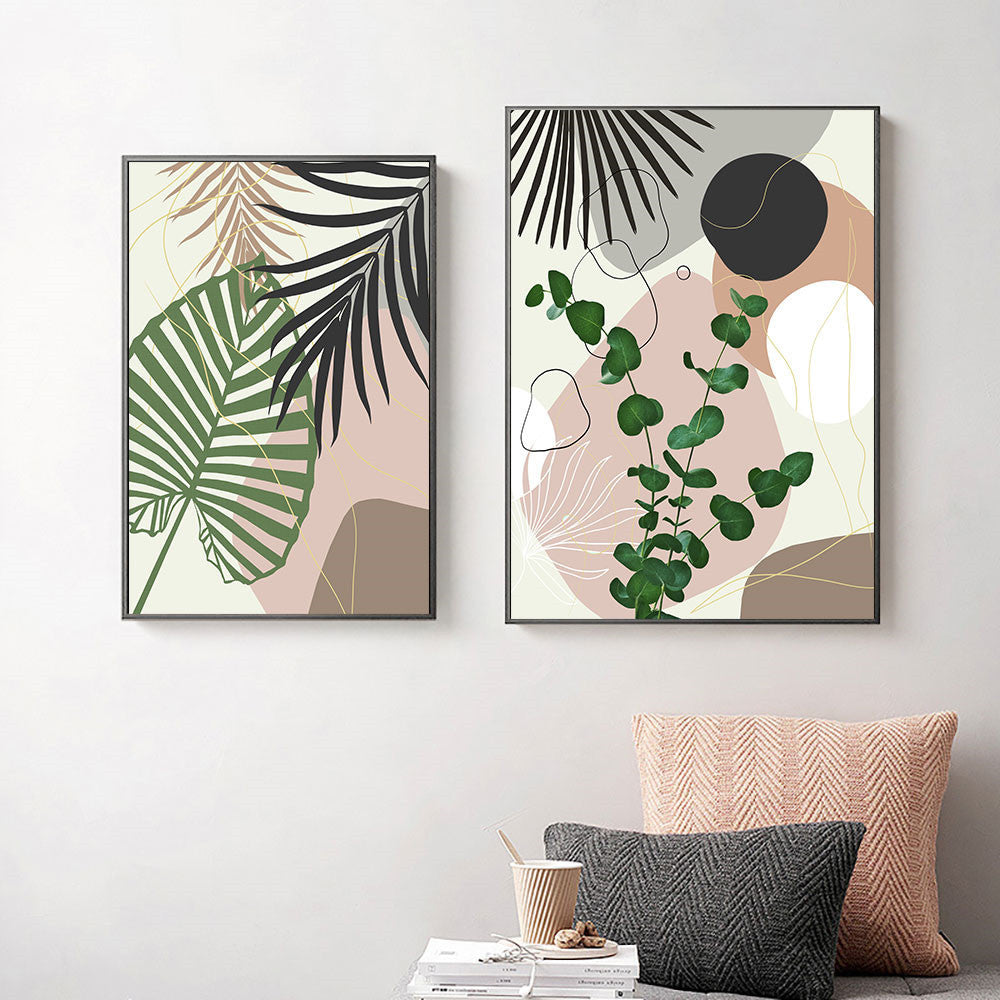 Modern Greenery Canvas Prints — Nature’s Calm Indoors