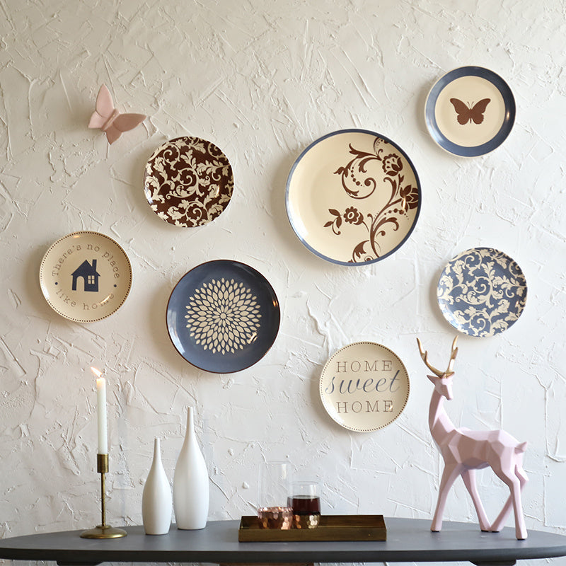Ceramic Wall Plate — Artistic Charm for Cozy Spaces