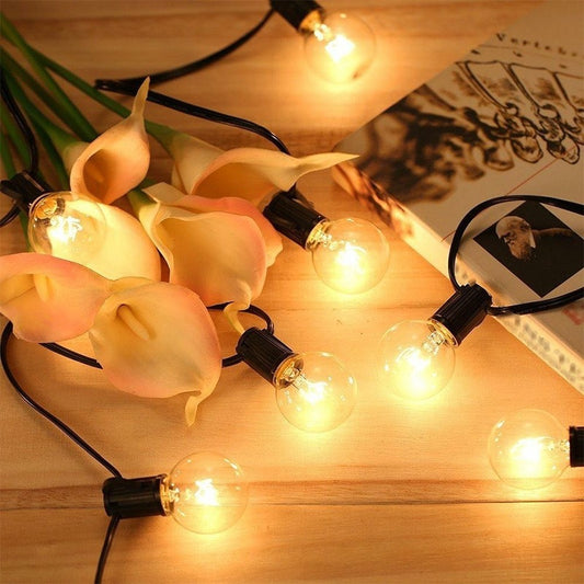 Waterproof Courtyard Light Chain — Warm Glow for Outdoors