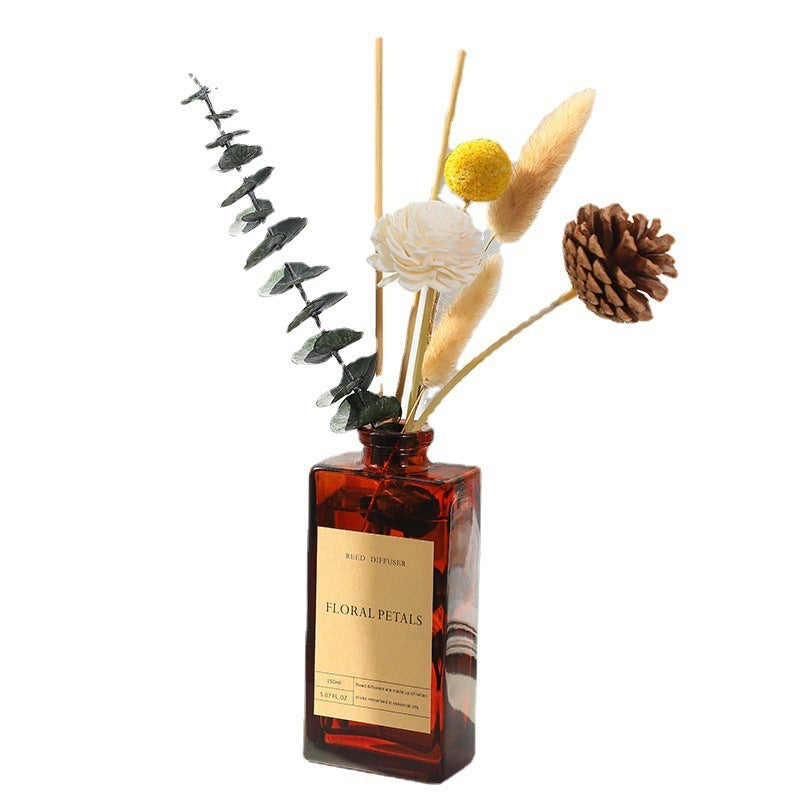Vintage Reed Diffuser — Natural Fragrance with Floral Beauty