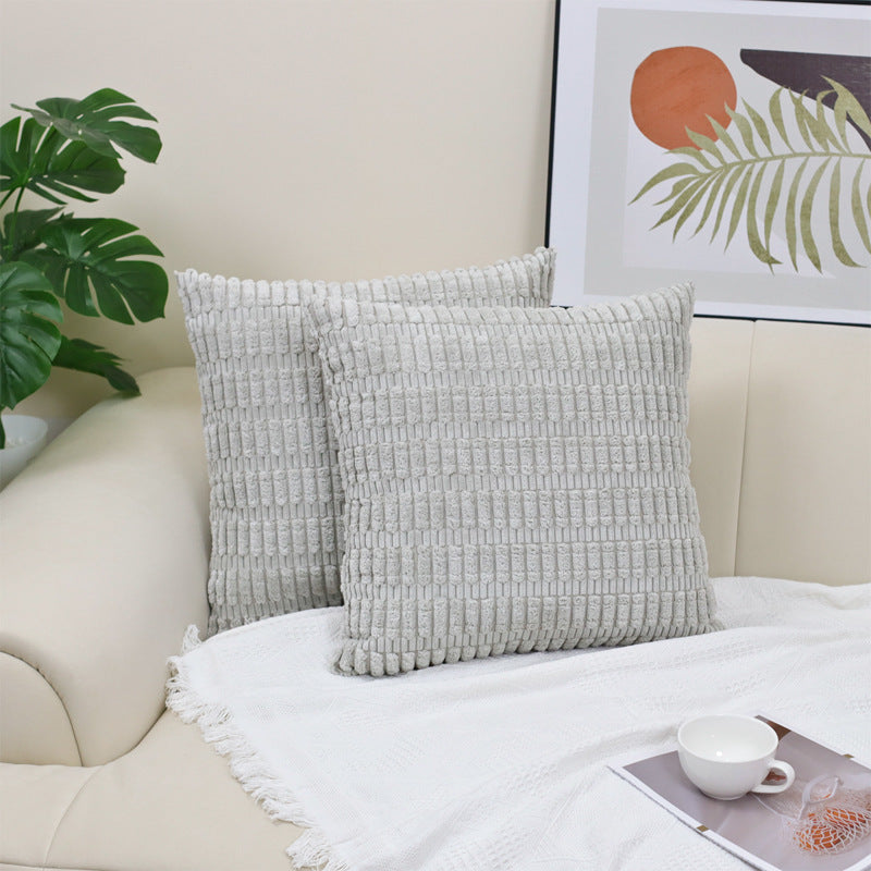 Cozy Corduroy Striped Pillow Covers for Warm Living