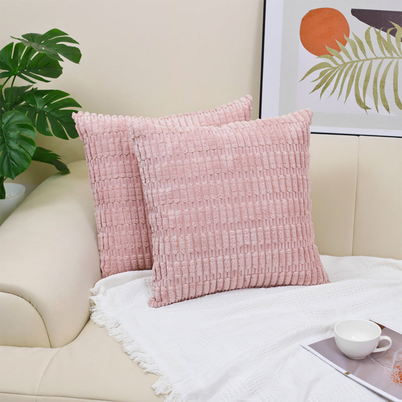 Cozy Corduroy Striped Pillow Covers for Warm Living