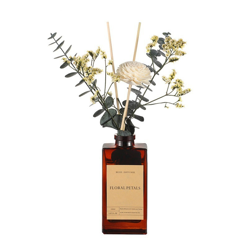 Vintage Reed Diffuser — Natural Fragrance with Floral Beauty