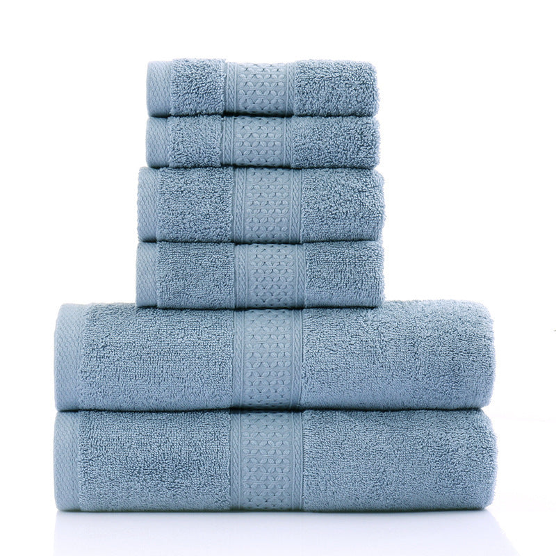 Cotton Bath Towel Set — Gentle Warmth for Daily Indulgence