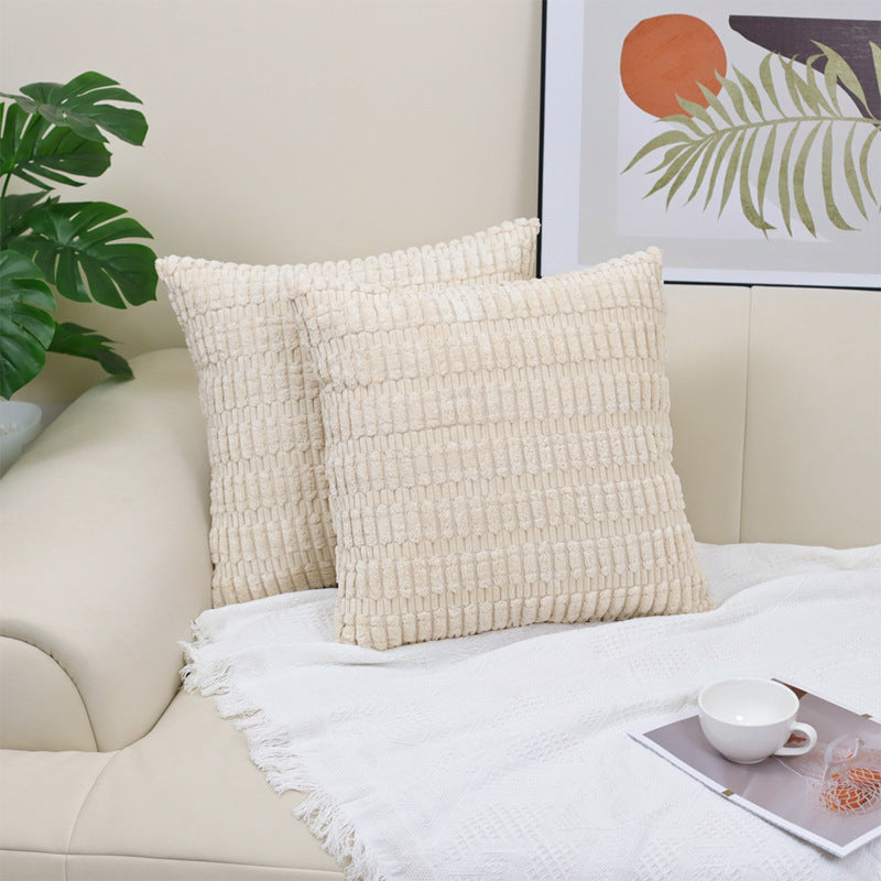 Cozy Corduroy Striped Pillow Covers for Warm Living