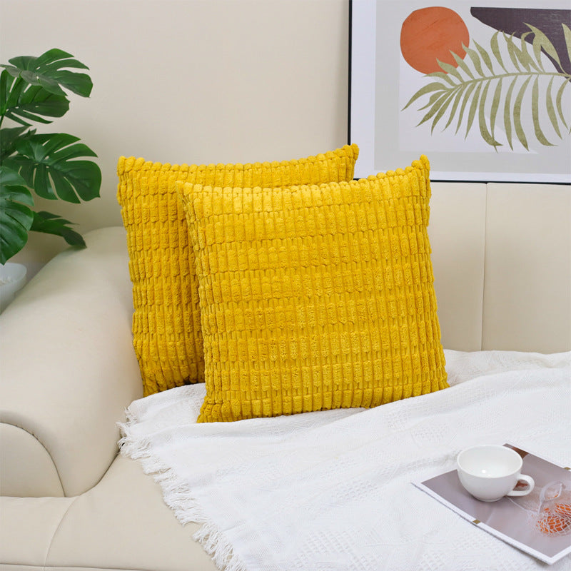 Cozy Corduroy Striped Pillow Covers for Warm Living