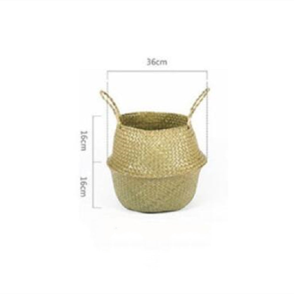 Natural Fiber Storage Basket — Organize with Warmth