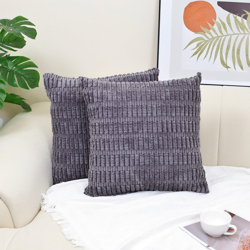 Cozy Corduroy Striped Pillow Covers for Warm Living