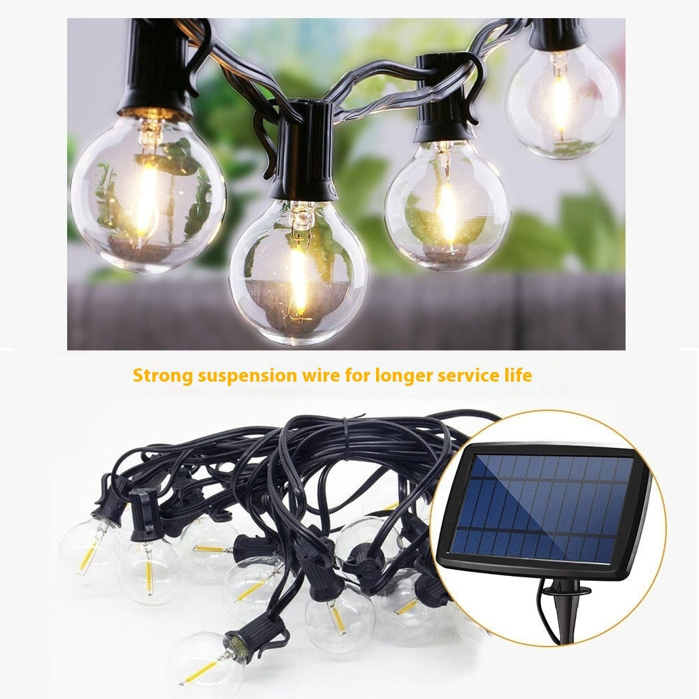 Waterproof Courtyard Light Chain — Warm Glow for Outdoors