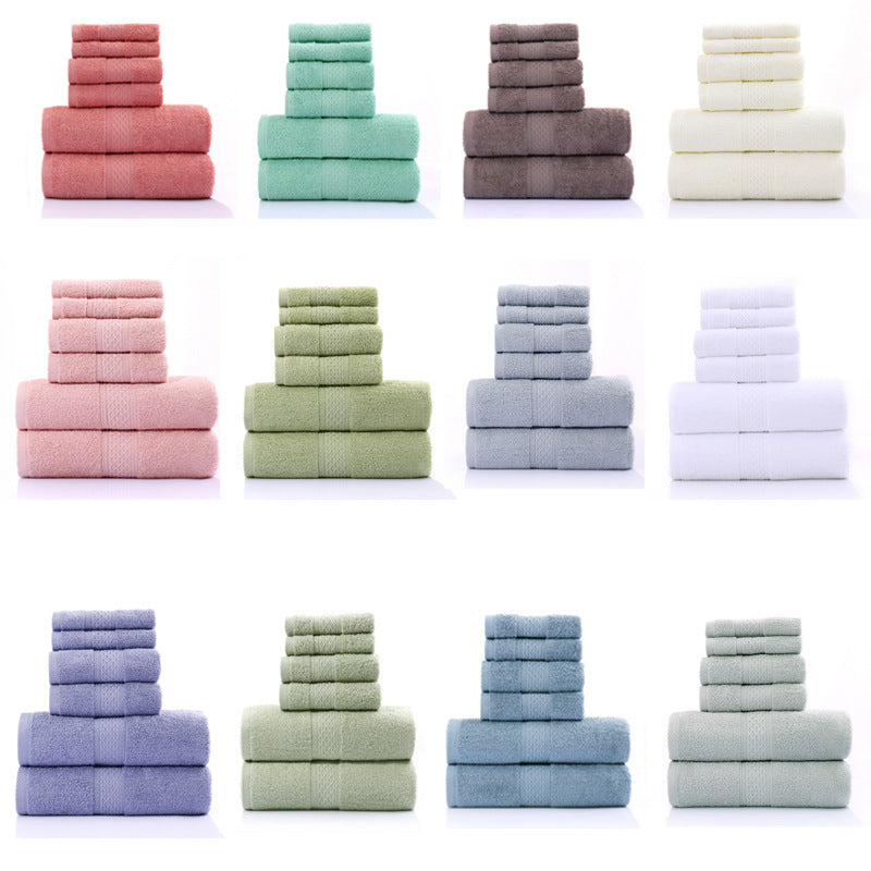Cotton Bath Towel Set — Gentle Warmth for Daily Indulgence