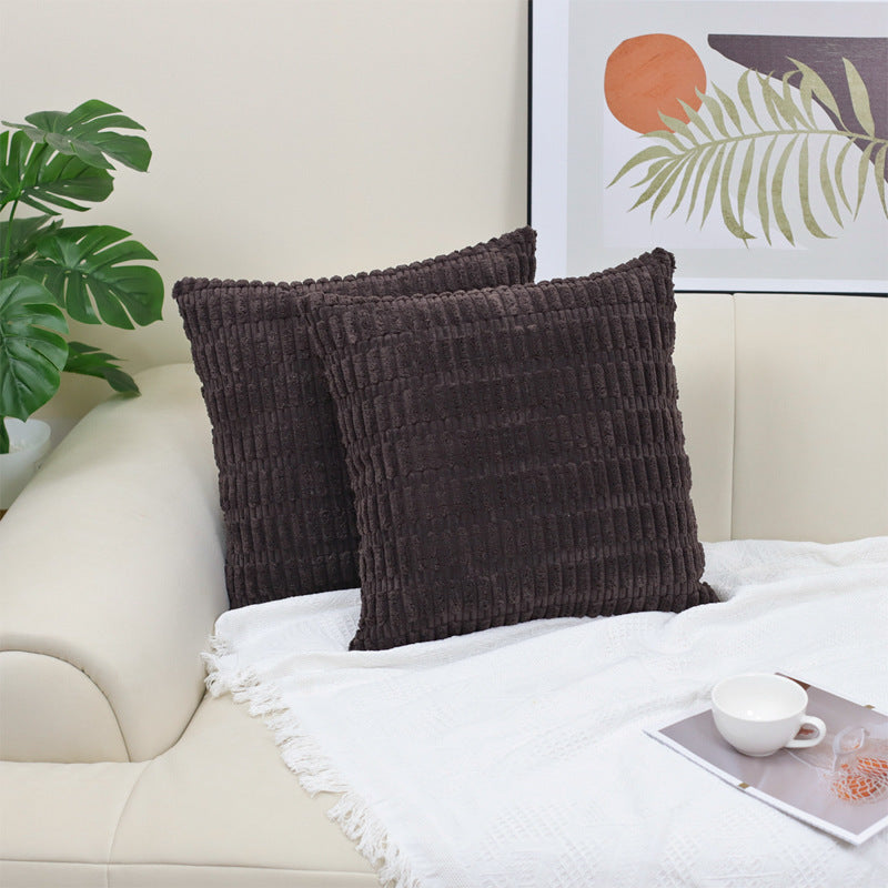 Cozy Corduroy Striped Pillow Covers for Warm Living