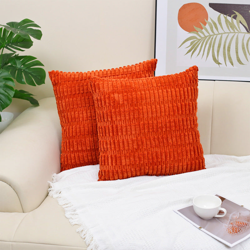 Cozy Corduroy Striped Pillow Covers for Warm Living