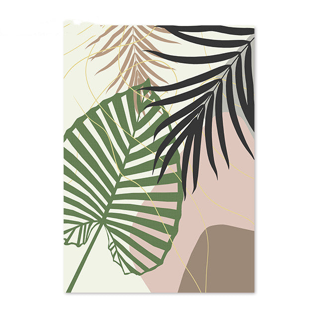 Modern Greenery Canvas Prints — Nature’s Calm Indoors