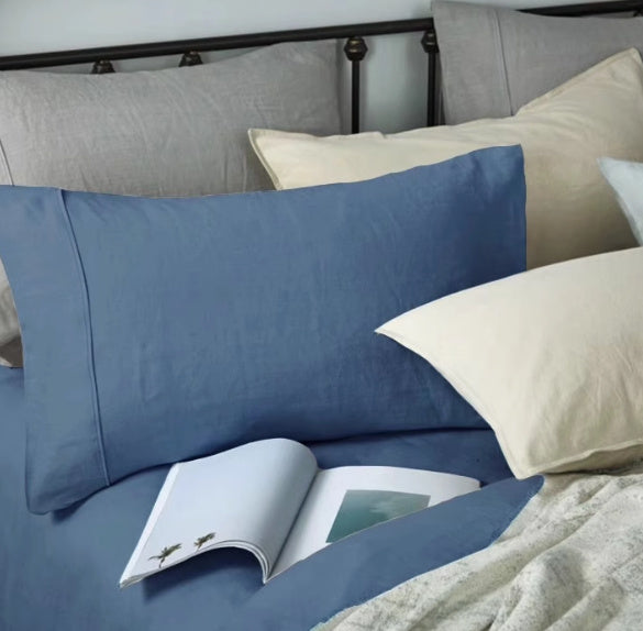 Cozy Linen Bed Sheets — Natural Warmth for Your Home
