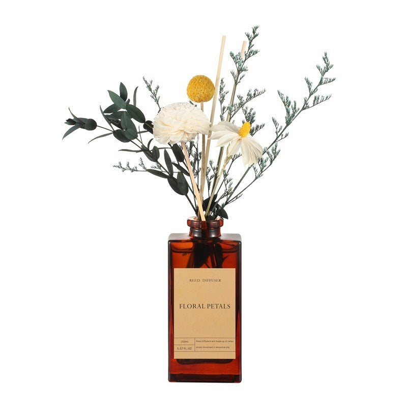Vintage Reed Diffuser — Natural Fragrance with Floral Beauty