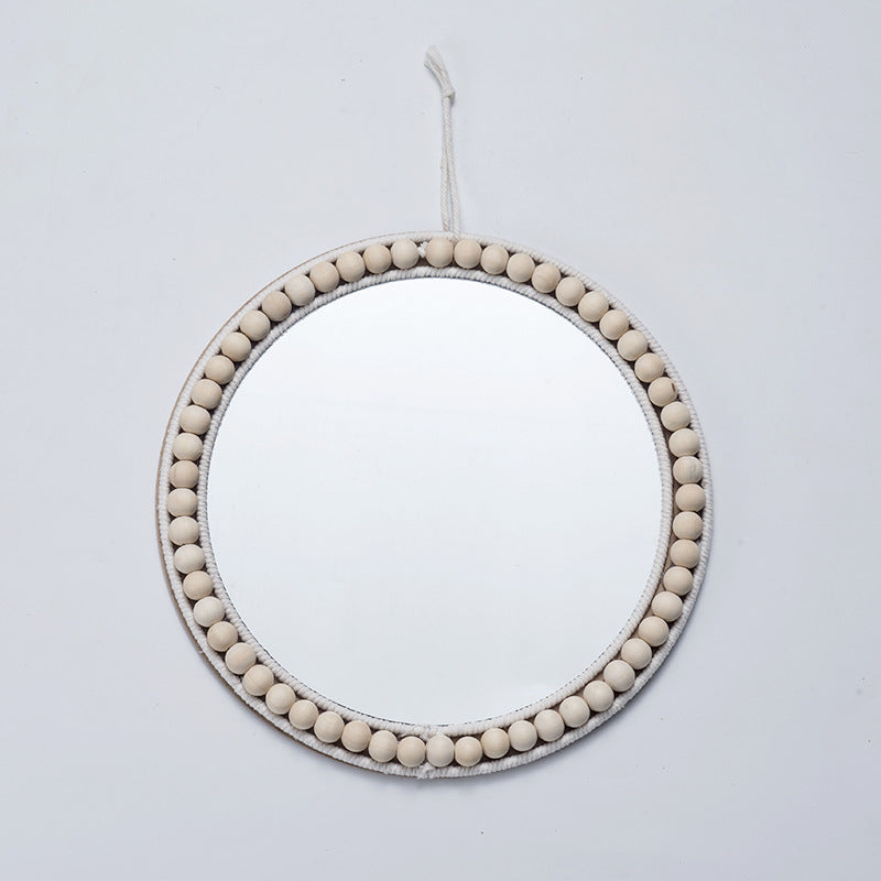 Modern Round Mirror — Warm Minimalist Touch for Home